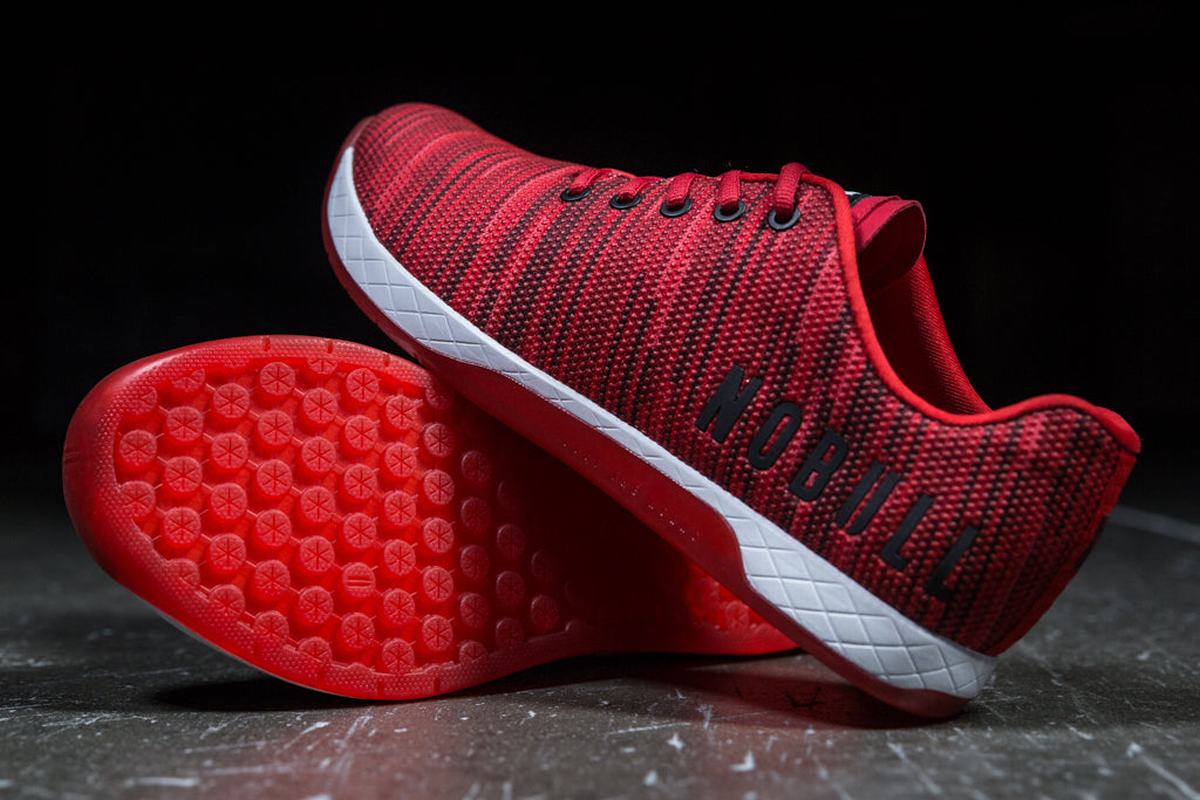 Nobull Superfabric Men's Trainers Red | Australia (BN4862)